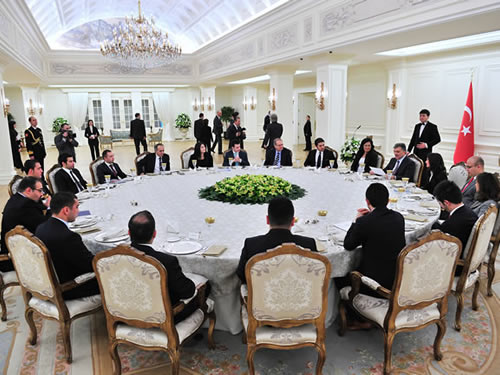 Öğrenci Konseyi Başkanları Çankaya Sofrası’nda